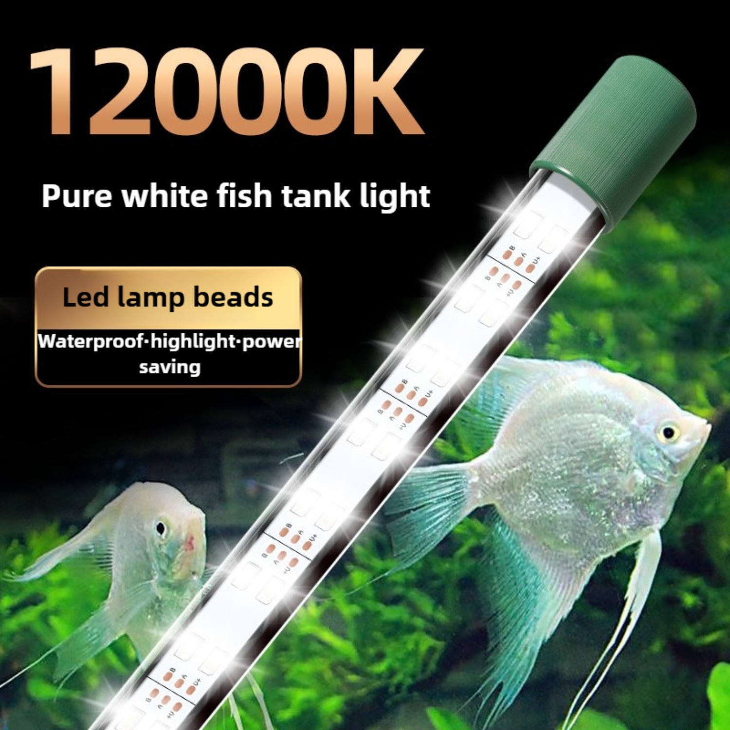 Planted Aquarium Freshwater - หลอดไฟ LED สำหรับตู้ปลา 25W แสงสีขาว 12000K