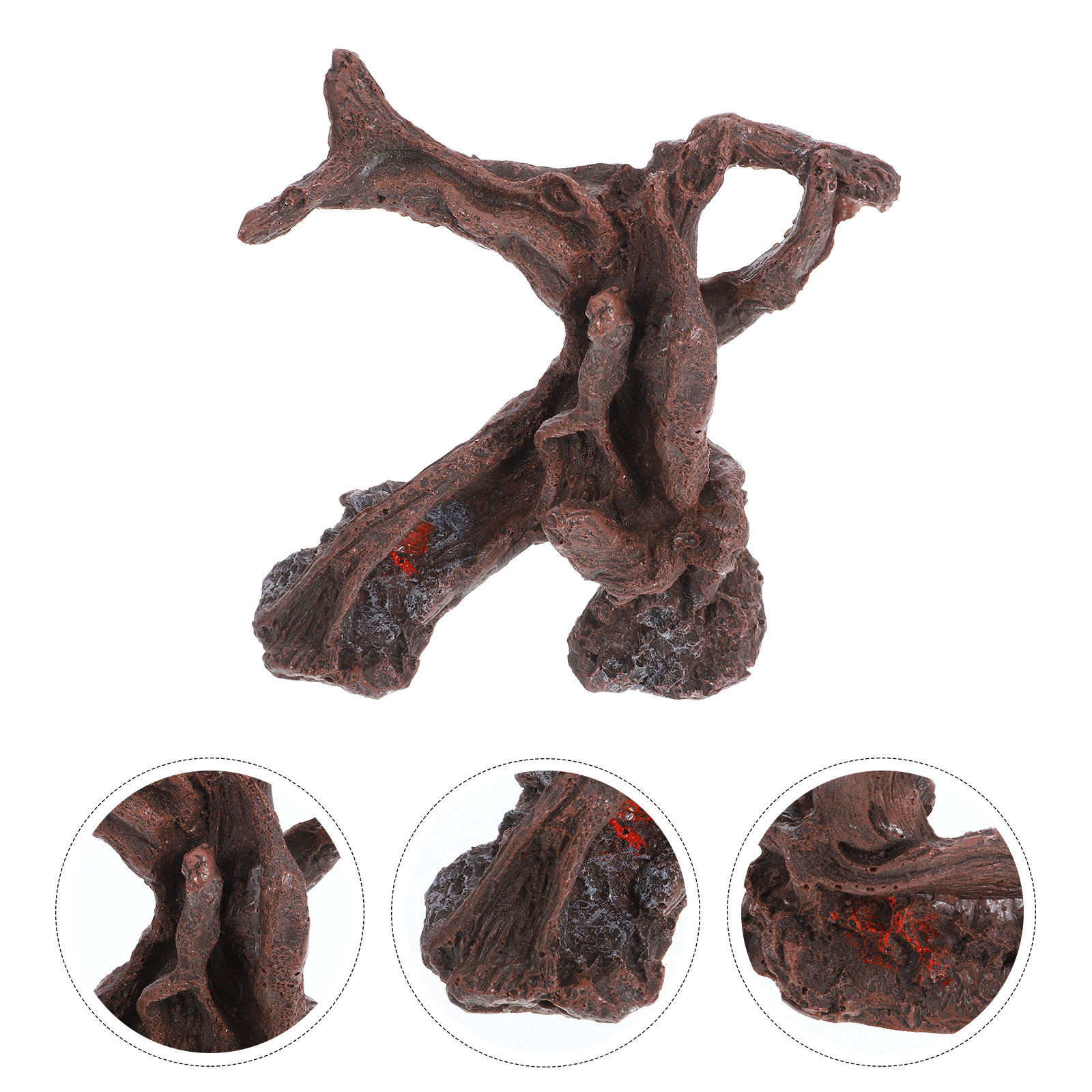 Aquarium Plant Root Tabs - ของตกแต่งตู้ปลาแบบเรซิ่นกันน้ำคุณภาพพรีเมียม สำหรับตู้ปลา ที่หลบซ่อนสำหรับปูเสฉวน ตู้เลี้ยงสัตว์เลื้อยคลาน ตู้ไม้ประดับ บอนไซ