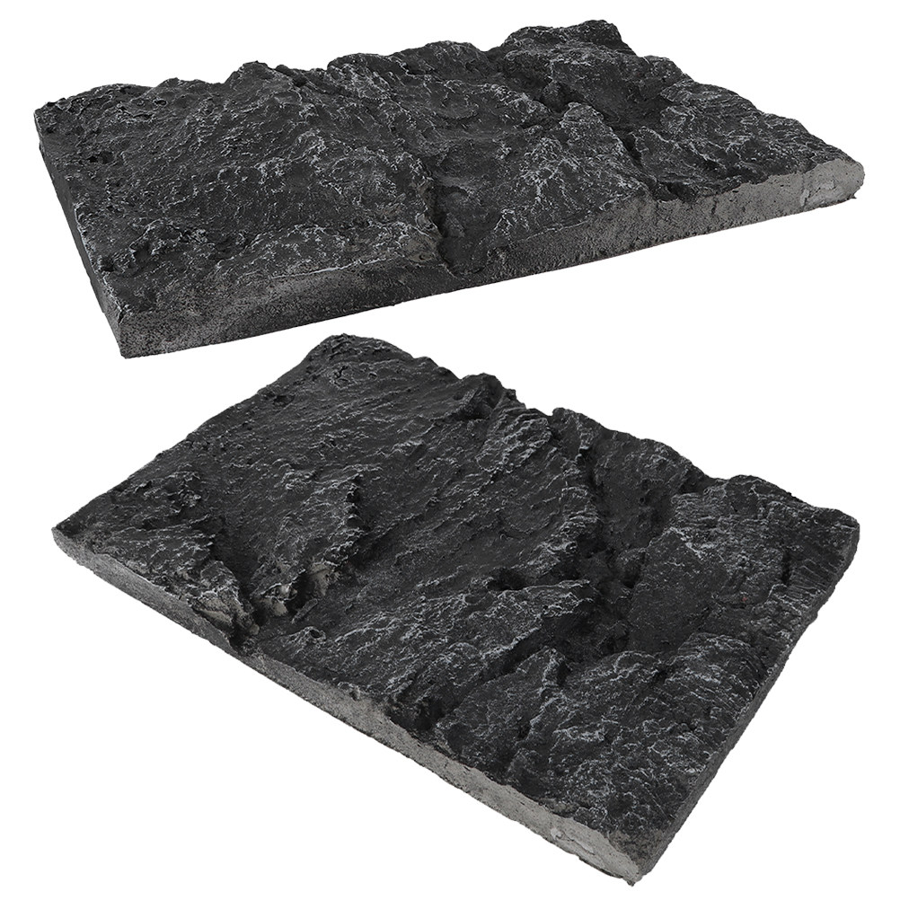 Aquarium Plant Root Tabs - 2 ชิ้น งานฝีมือประณีต แผ่นพื้นหลังตู้ปลา 3 มิติ