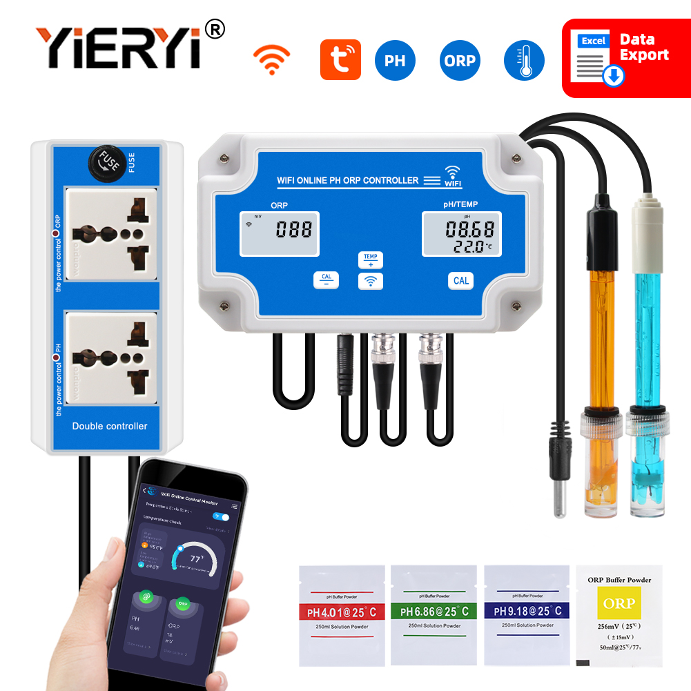 Planted Aquarium Test Kit - สมาร์ท WIFI ออนไลน์ PH ORP อุณหภูมิ