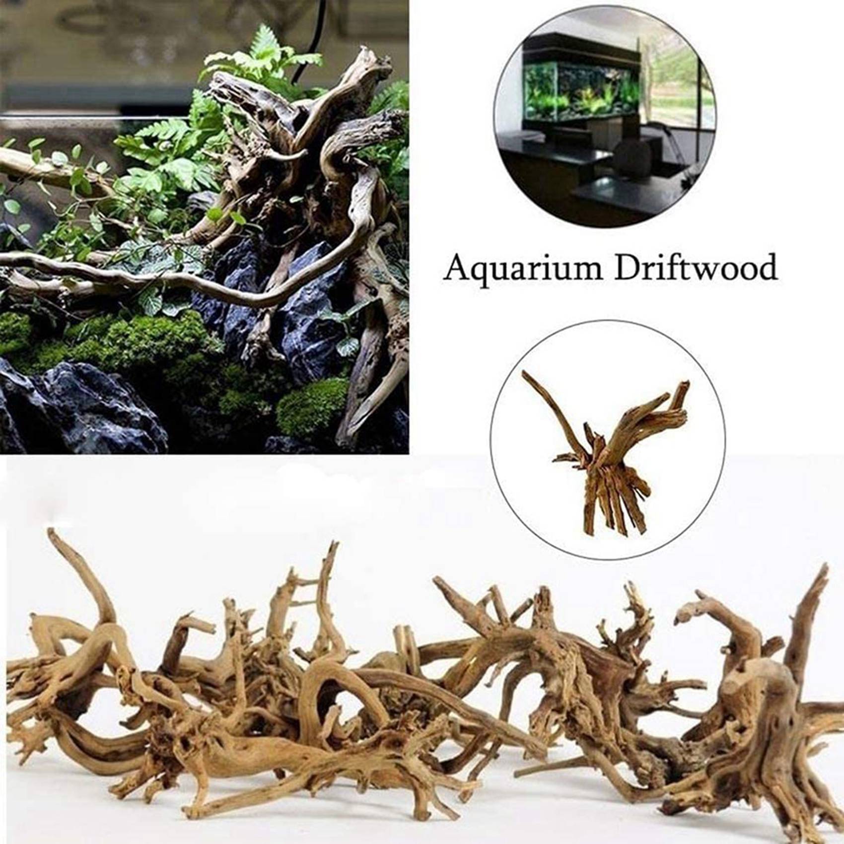 Aquarium Plant Root Tabs - ลดราคา-ไม้ลอยน้ำขนาดเล็กสำหรับตู้ปลา ไม้ธรรมชาติ กิ่งไม้ตกแต่งตู้ปลา ไม้ลอยน้ำสำหรับสัตว์เลื้อยคลาน ลำต้นต้นไม้ ไม้ลอยน้ำคละแบบ