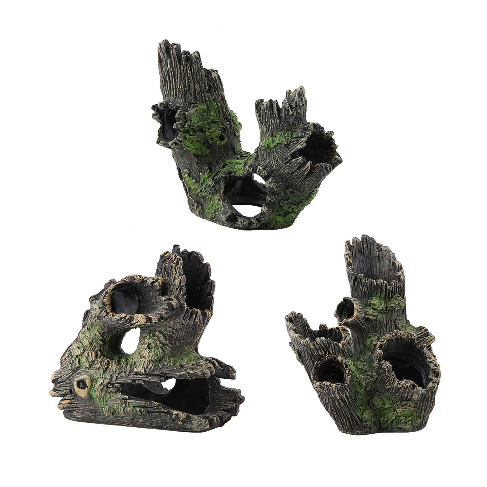 Aquarium Plant Root Tabs - พิพิธภัณฑ์สัตว์น้ํา Driftwood ตกแต่งเรซินประดิษฐ์ต้นไม้ Trunk สําหรับเครื่องประดับถังปลา