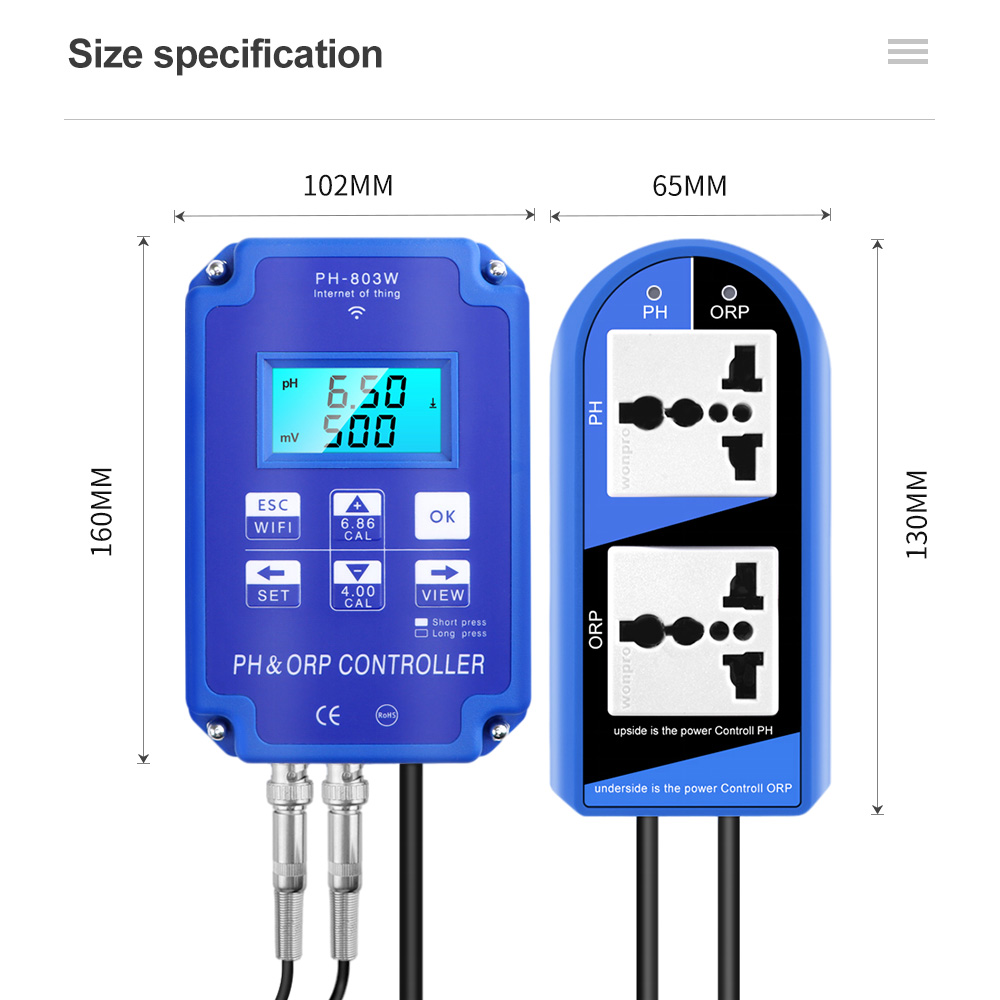 2 In 1 PH ORP Controller PH-80 - Planted Aquarium Test Kit บทวิจารณ์และราคา