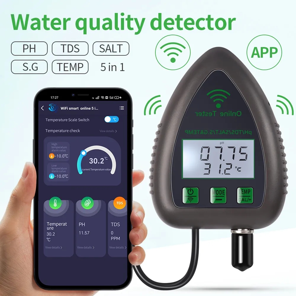 Tuya WIFI เครื่องทดสอบคุณภาพน้ - Planted Aquarium Test Kit บทวิจารณ์และราคา