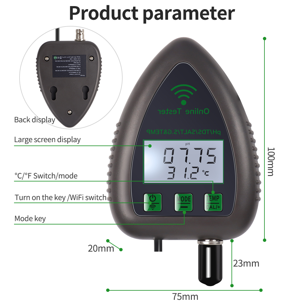 Tuya WIFI เครื่องทดสอบคุณภาพน้ - Planted Aquarium Test Kit บทวิจารณ์และราคา