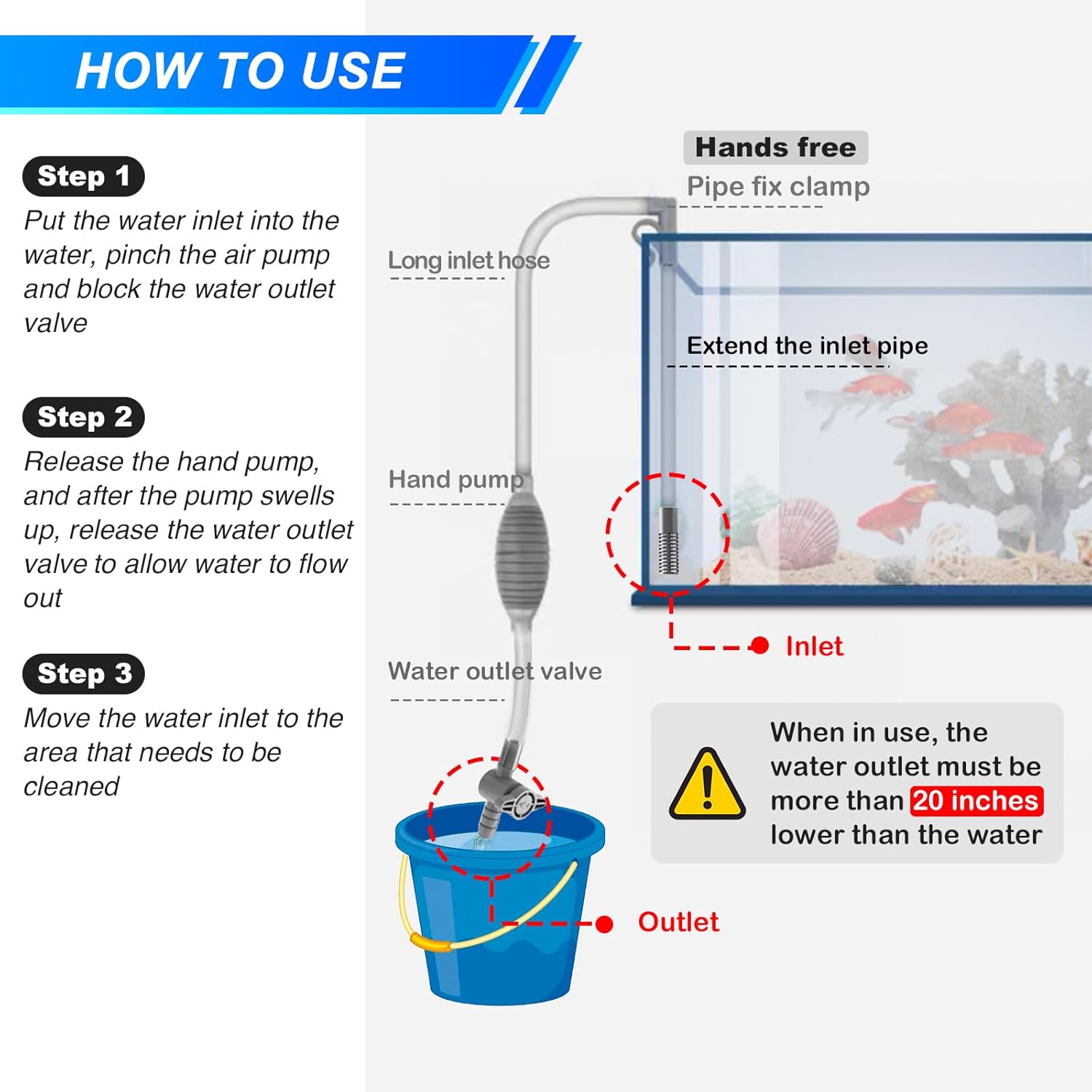 ตู้ปลาขนาดใหญ่ Aquarium Siphon - Planted Aquarium Maintenance Kit บทวิจารณ์และราคา