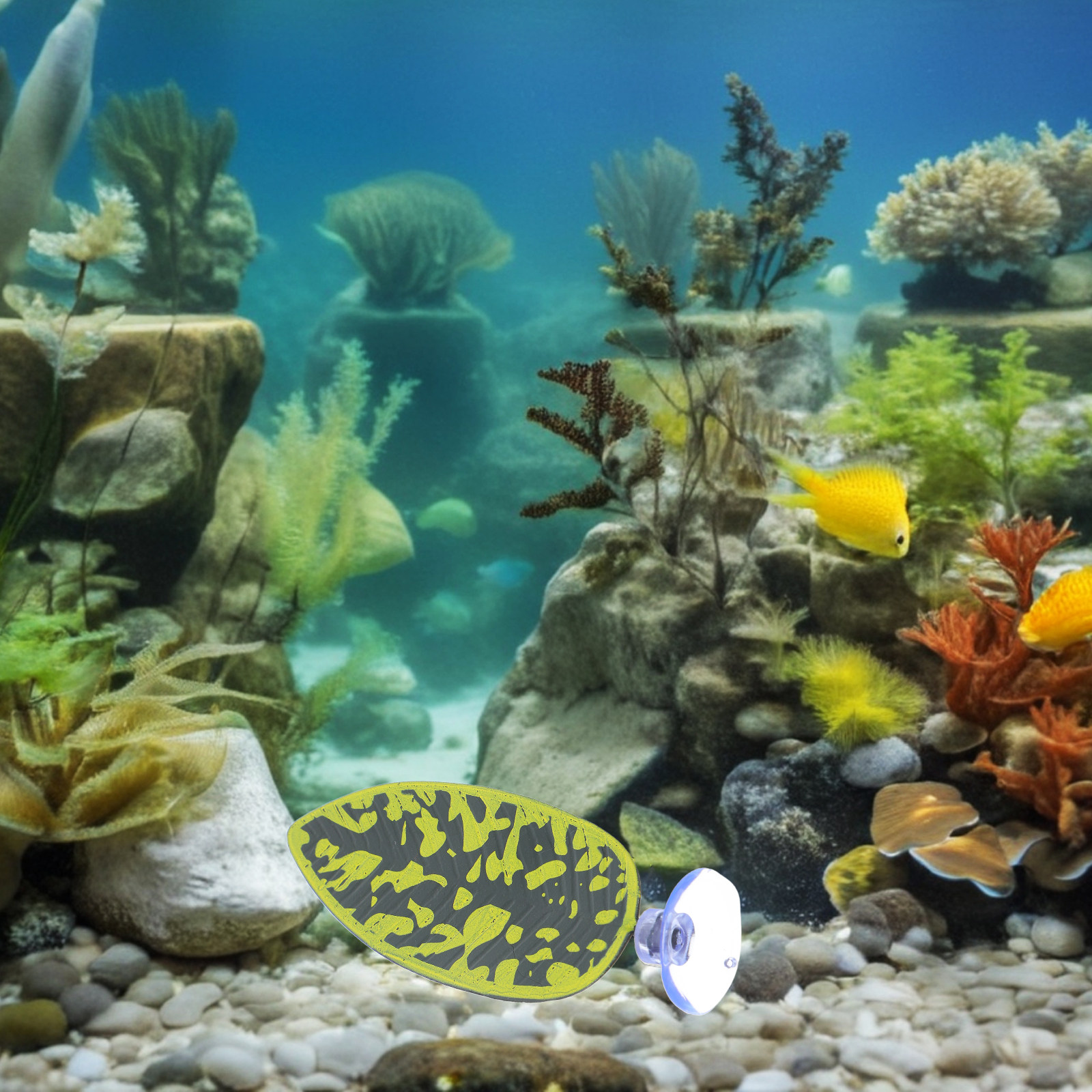 ใบไม้ตกแต่งตู้ปลาเบตต้าพร้อมถ้ - Planted Aquarium For Betta บทวิจารณ์และราคา