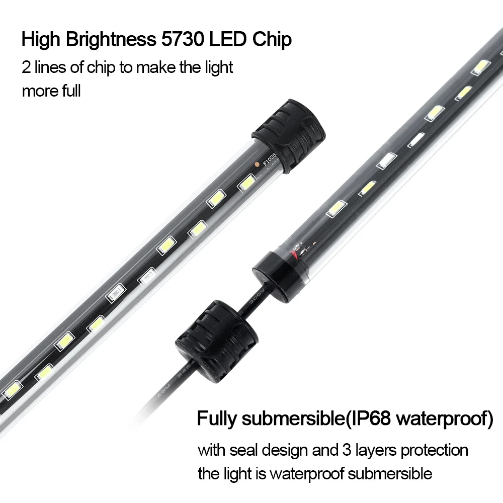 58 ซม.Aquarium Light LED Plant - Aquarium Plant Growing บทวิจารณ์และราคา