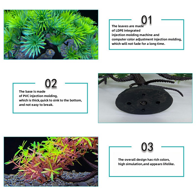 ต้นบอนไซตู้ปลา, พืช, ตกแต่งตู้ - Planted Aquarium For Goldfish บทวิจารณ์และราคา