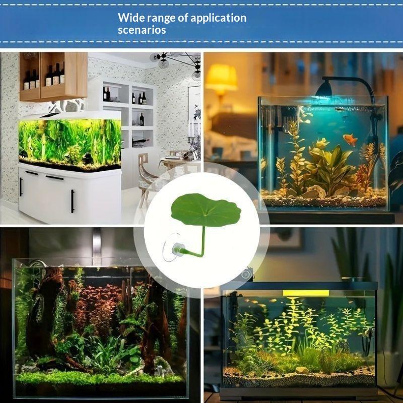 ใบบัวพลาสติกจำลองสำหรับปลาเบตต - Planted Aquarium For Betta บทวิจารณ์และราคา
