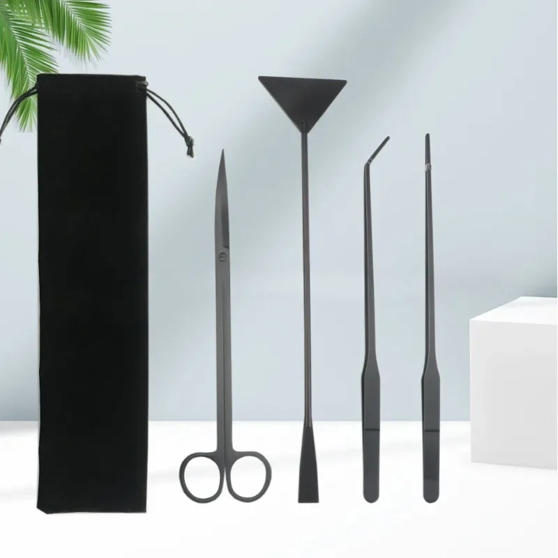 กรรไกรหญ้าน้ําชุดสี่ชิ้นเครื่อ - Planted Aquarium Maintenance Kit บทวิจารณ์และราคา